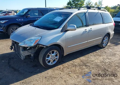 2004 Toyota Sienna Xle Limited из США, поврежденный, VIN 5TDZA22C94S203320